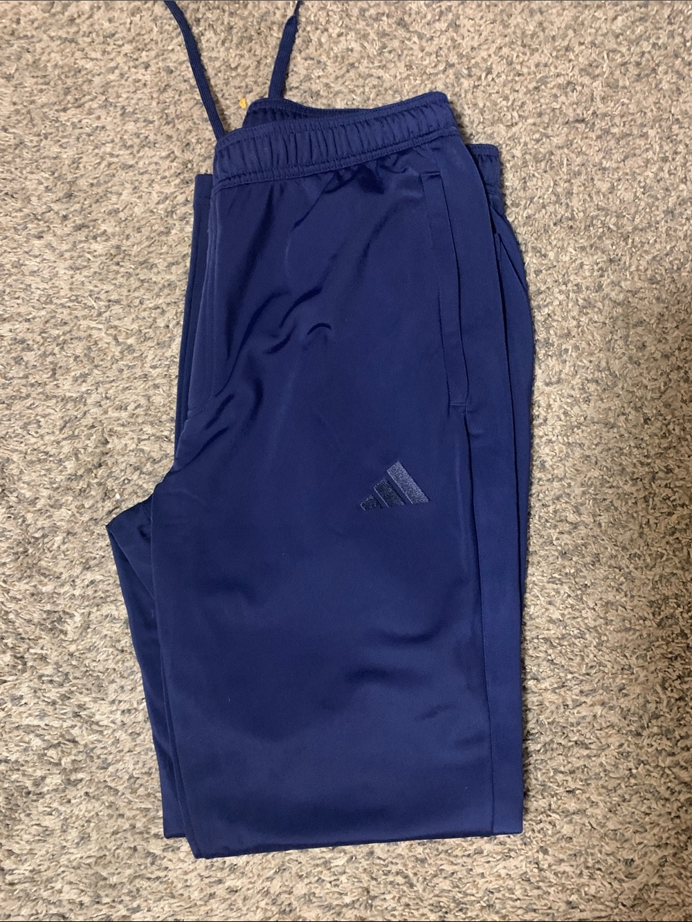 MENS adidas Blue Joggers with Logo Size: Large